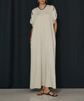 【YENN / イエン】EYELETS TEE DRESS / アイレットティードレス