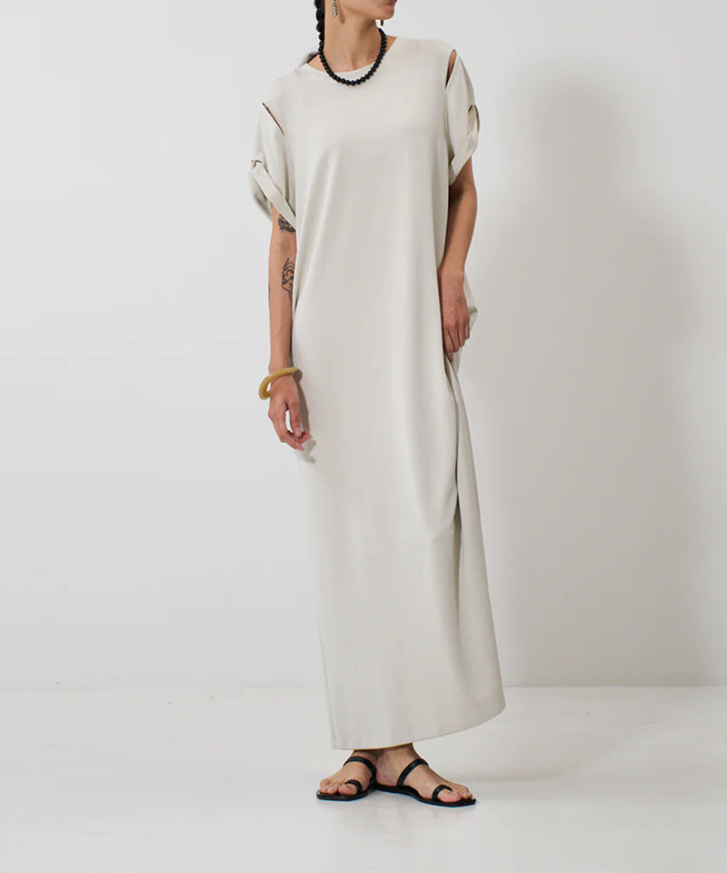 【YENN/イエン】EYELETS TEE DRESS/アイレットティードレス