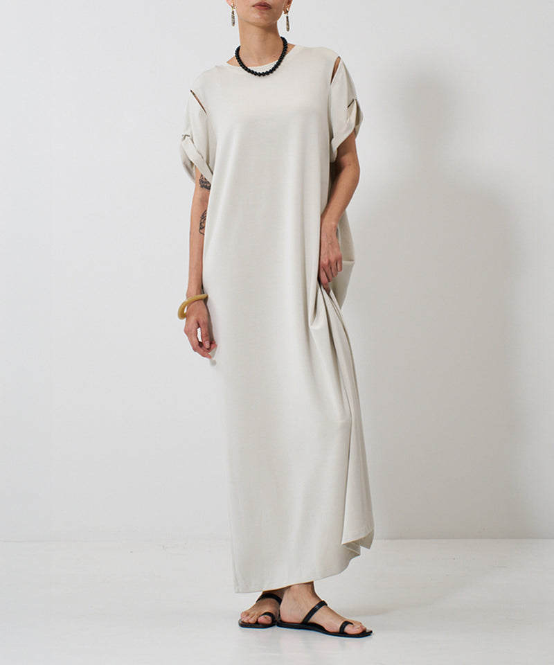 【YENN/イエン】EYELETS TEE DRESS/アイレットティードレス