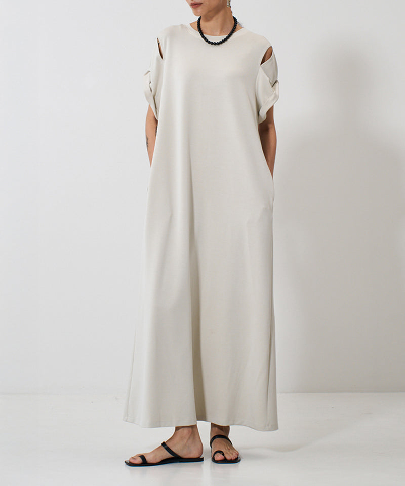 【YENN/イエン】EYELETS TEE DRESS/アイレットティードレス