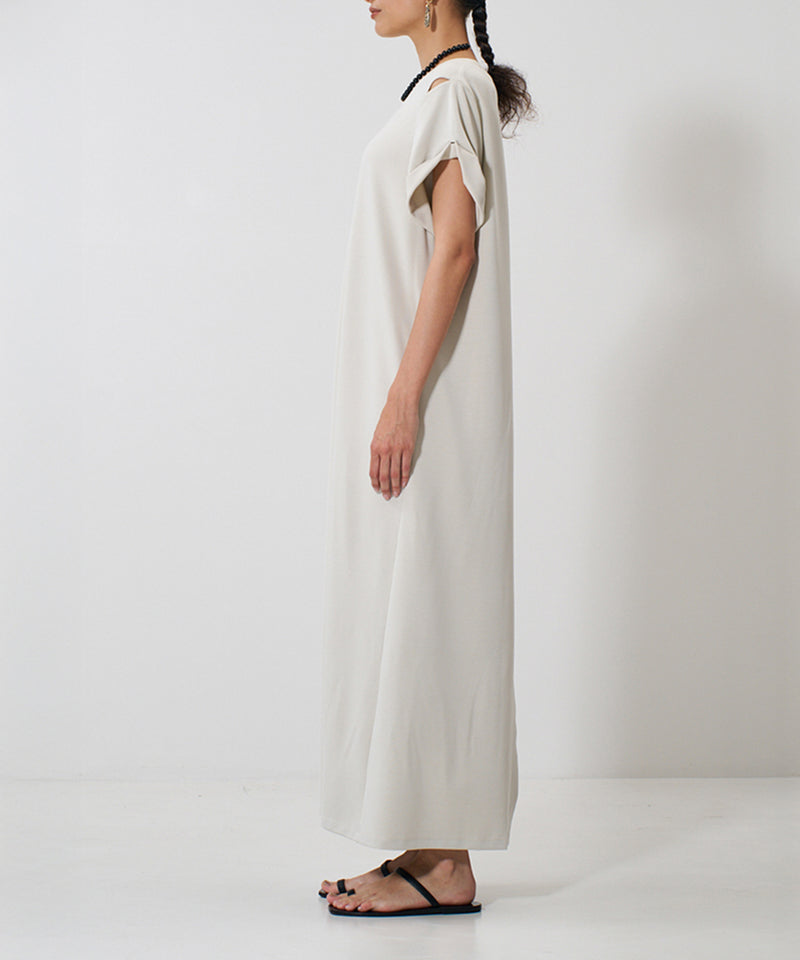 【YENN/イエン】EYELETS TEE DRESS/アイレットティードレス