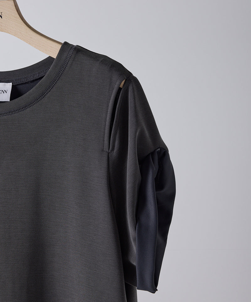 【YENN/イエン】EYELETS TEE DRESS/アイレットティードレス