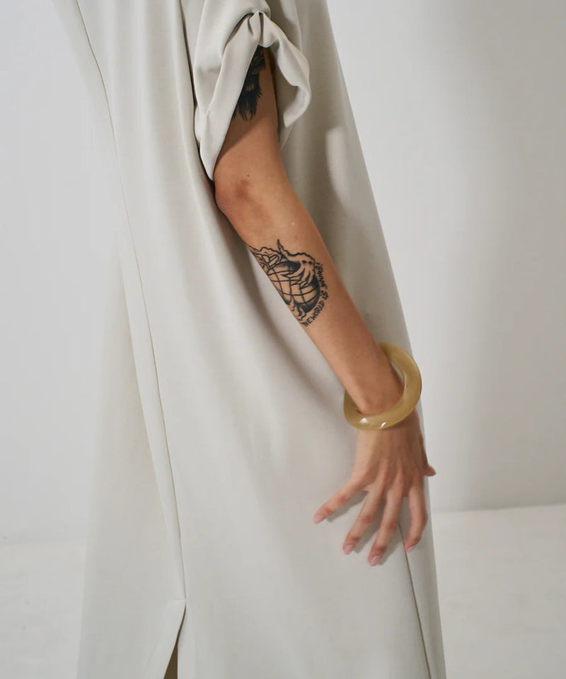 【YENN/イエン】EYELETS TEE DRESS/アイレットティードレス