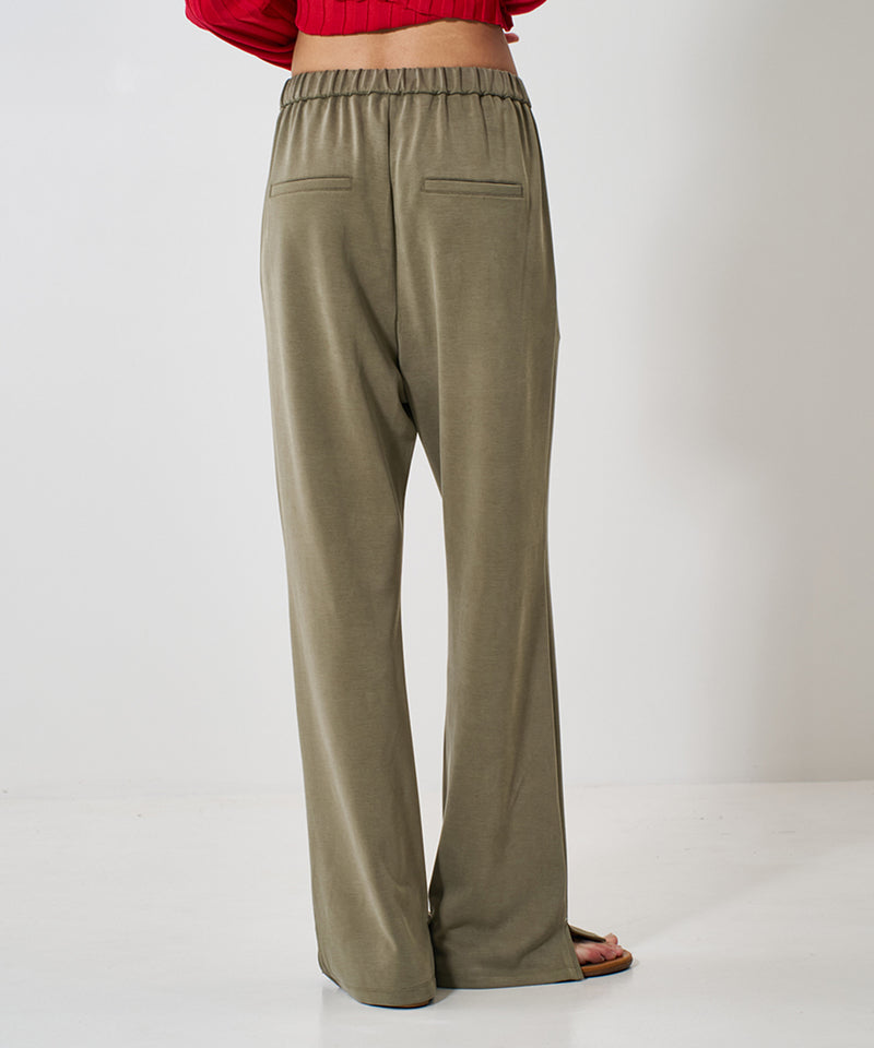 【YENN】SIDE SLIT SLACKS/サイドスリットスラックス