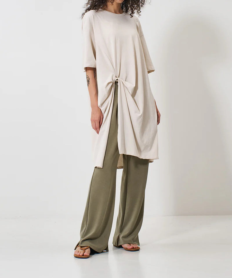 【YENN】SIDE SLIT SLACKS/サイドスリットスラックス