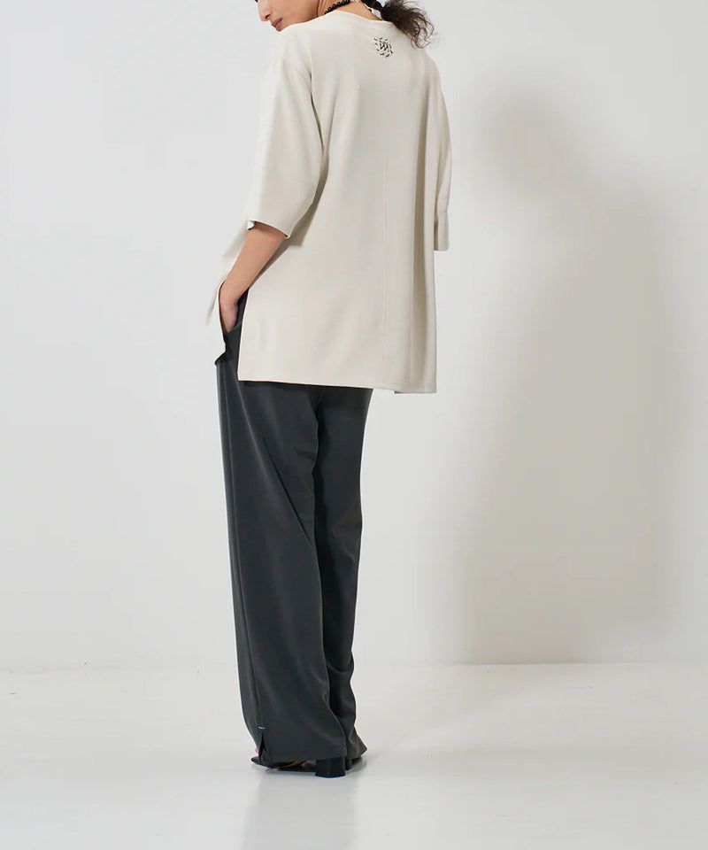【YENN】SIDE SLIT SLACKS/サイドスリットスラックス