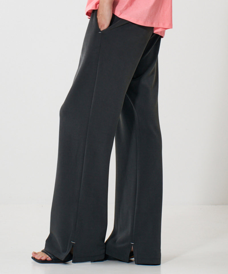 【YENN】SIDE SLIT SLACKS/サイドスリットスラックス