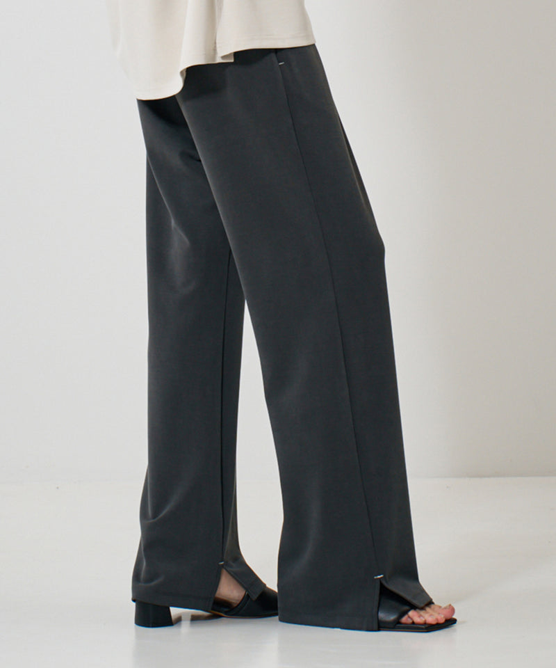 【YENN】SIDE SLIT SLACKS/サイドスリットスラックス