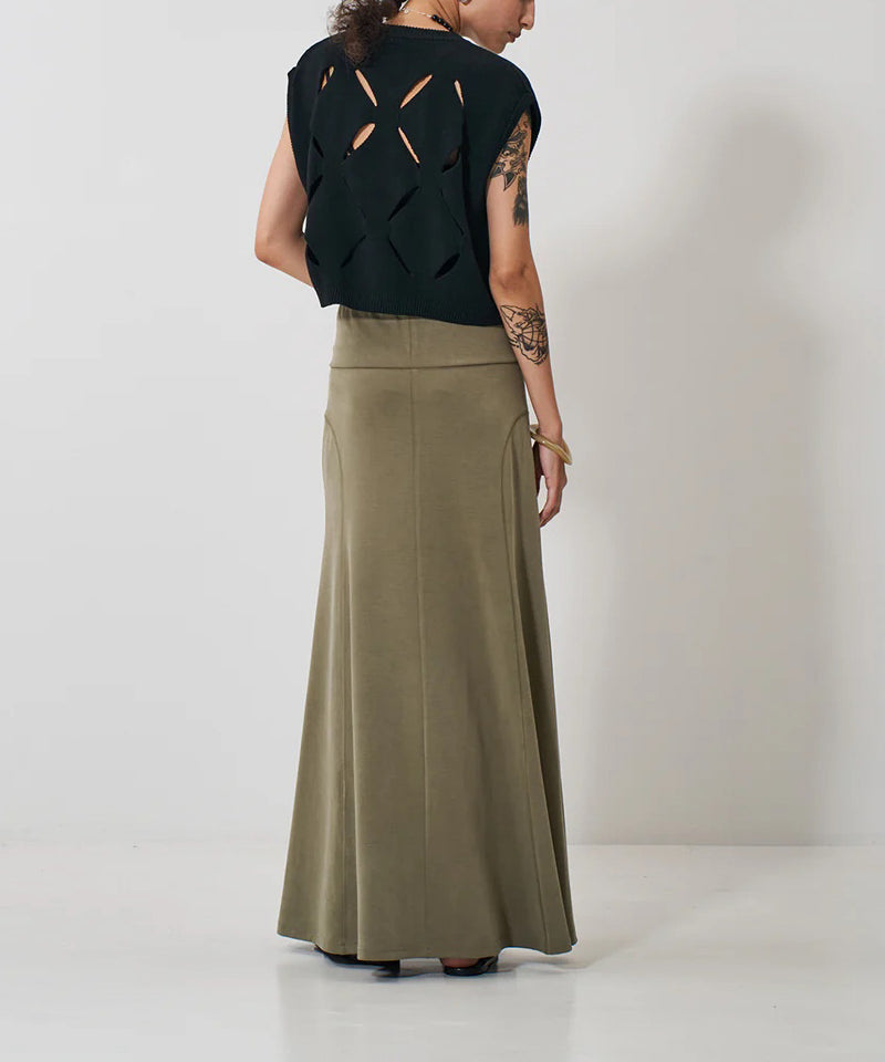 【YENN/イエン】FIBRIL JERSEY SKIRT/フィブリルジャージースカート