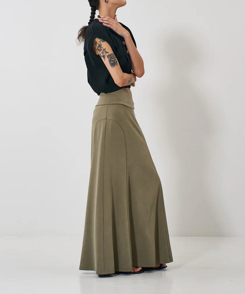 【YENN/イエン】FIBRIL JERSEY SKIRT/フィブリルジャージースカート