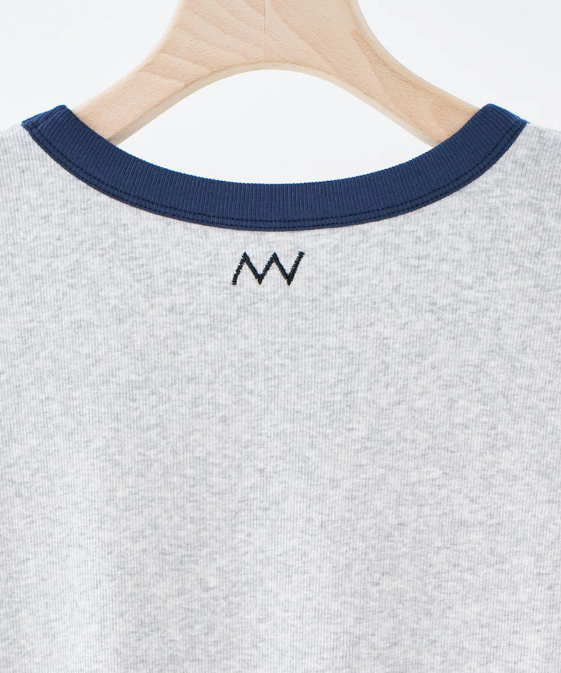 【YENN/イエン】SHORT SLEEVE RIB TEE / ショートスリーブ リブ ティー