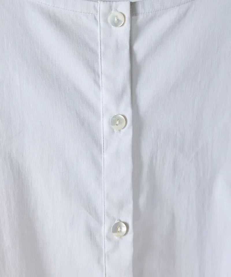 【Mewl/ミュール】ペプラムフリル2WAYブラウス