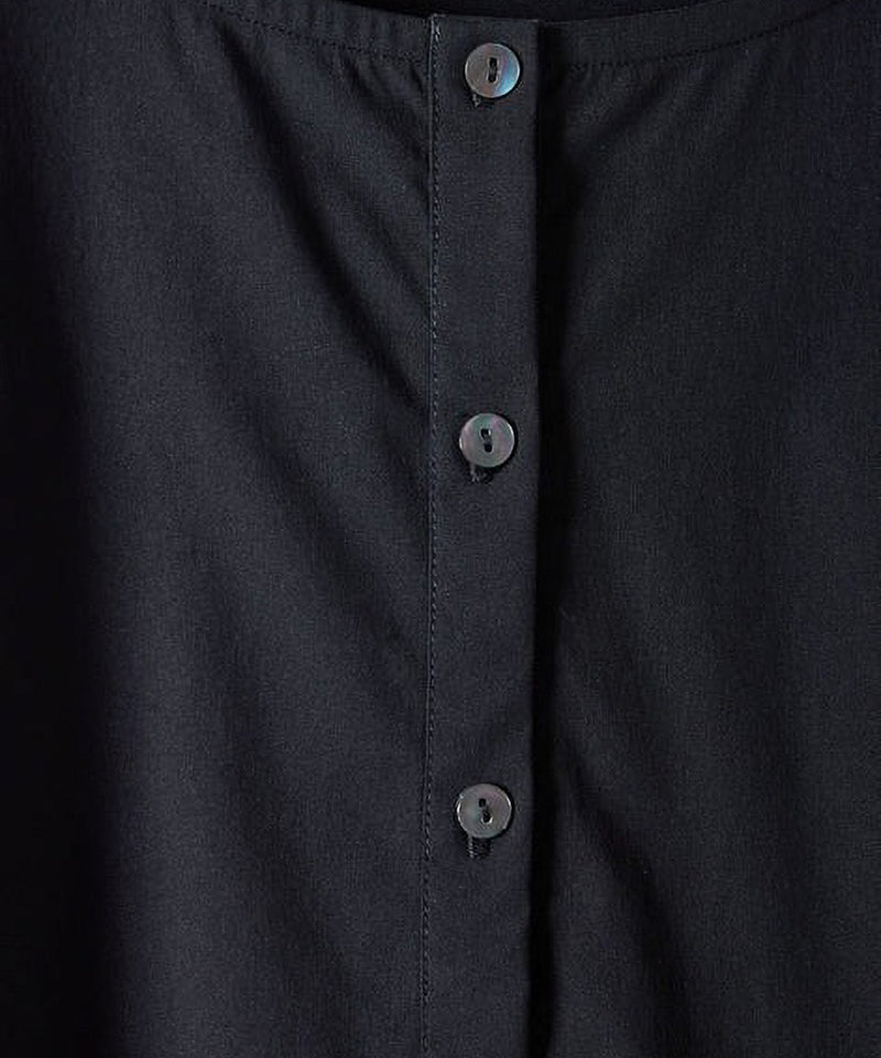 【Mewl/ミュール】ペプラムフリル2WAYブラウス