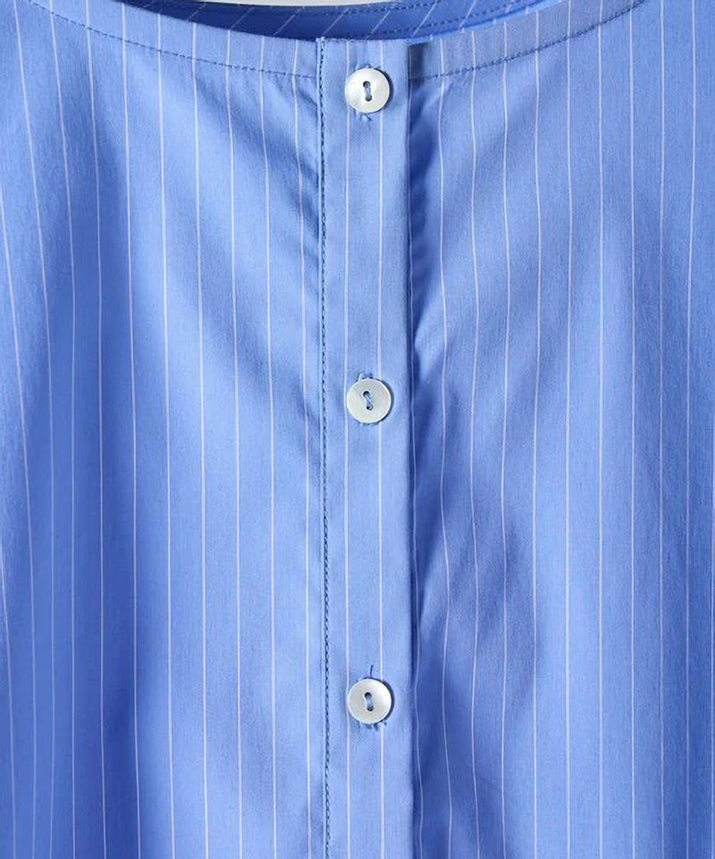 【Mewl/ミュール】ペプラムフリル2WAYブラウス