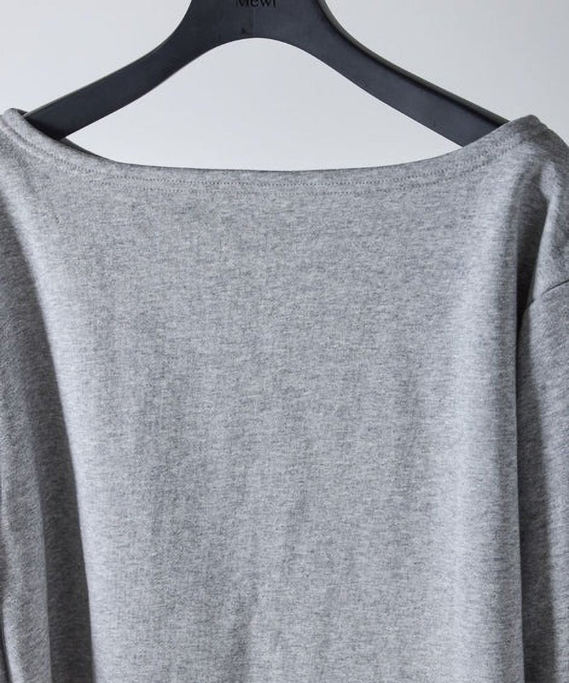 【Mewl/ミュール】オフショルシャツスリーブスウェット