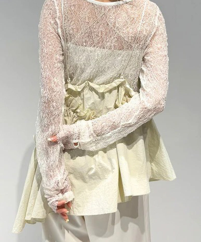 【Mewl/ミュール】アシメティアードキャミ