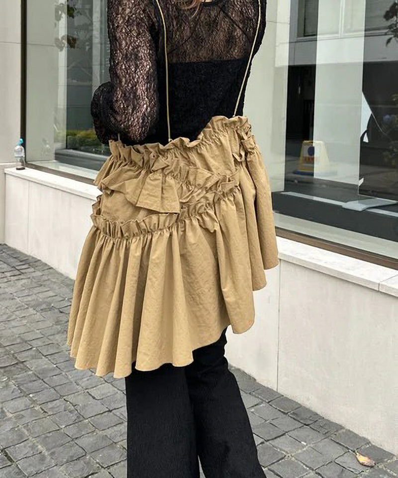 【Mewl/ミュール】アシメティアードキャミ