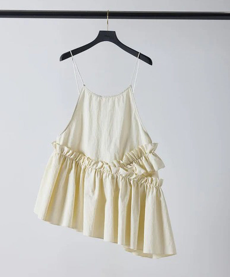 【Mewl/ミュール】アシメティアードキャミ