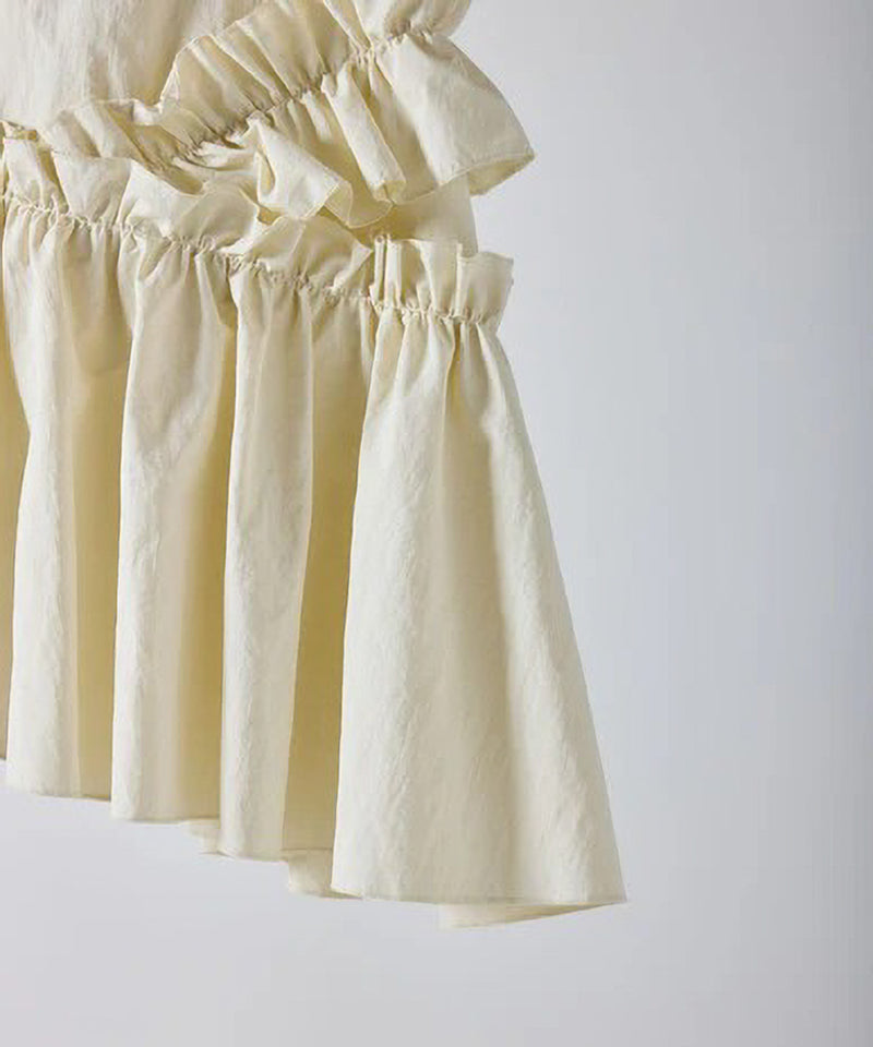 【Mewl/ミュール】アシメティアードキャミ