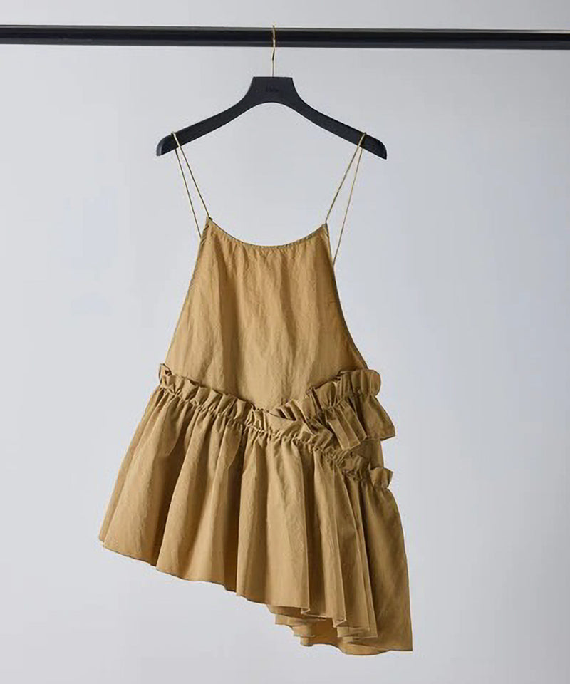 【Mewl/ミュール】アシメティアードキャミ