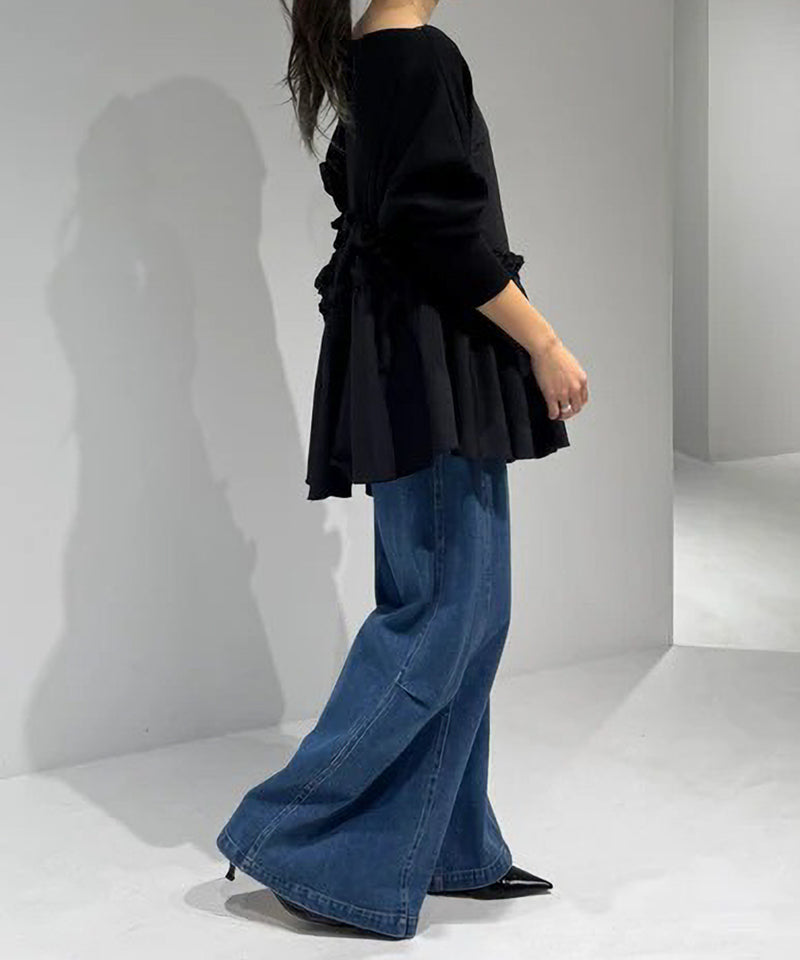 【Mewl/ミュール】アシメティアードキャミ