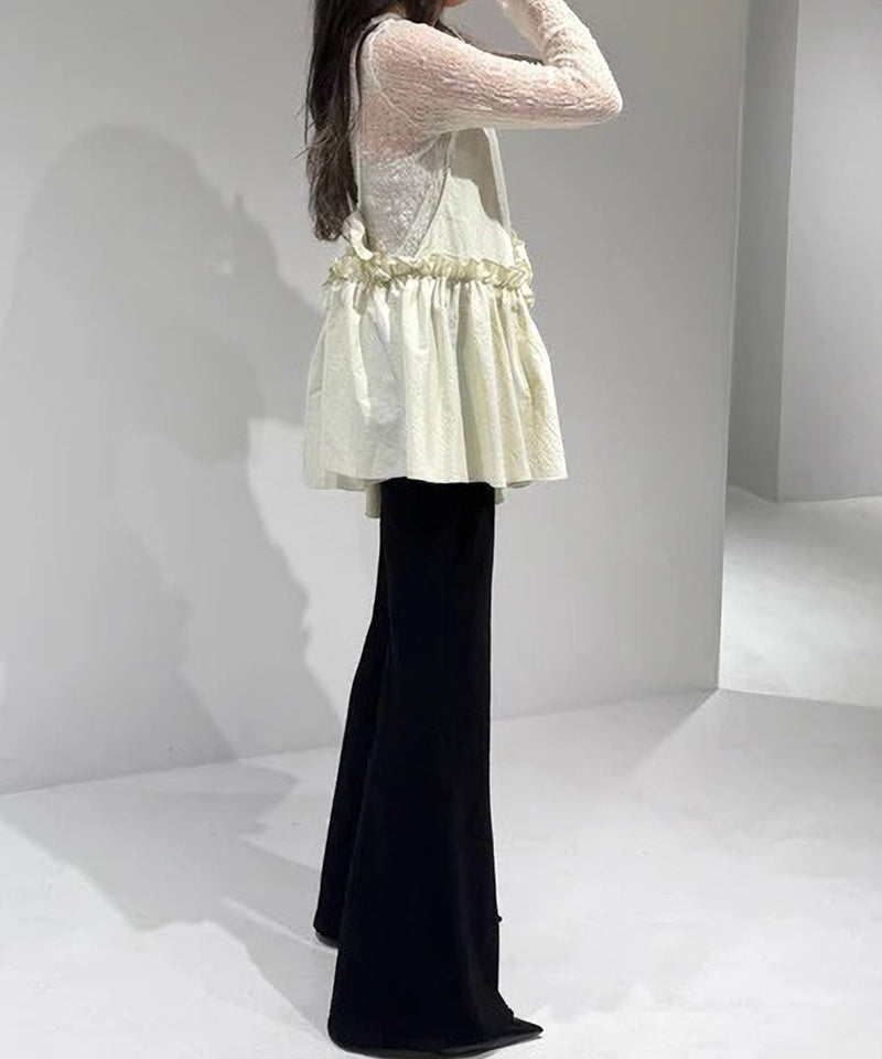 【Mewl/ミュール】アシメティアードキャミ