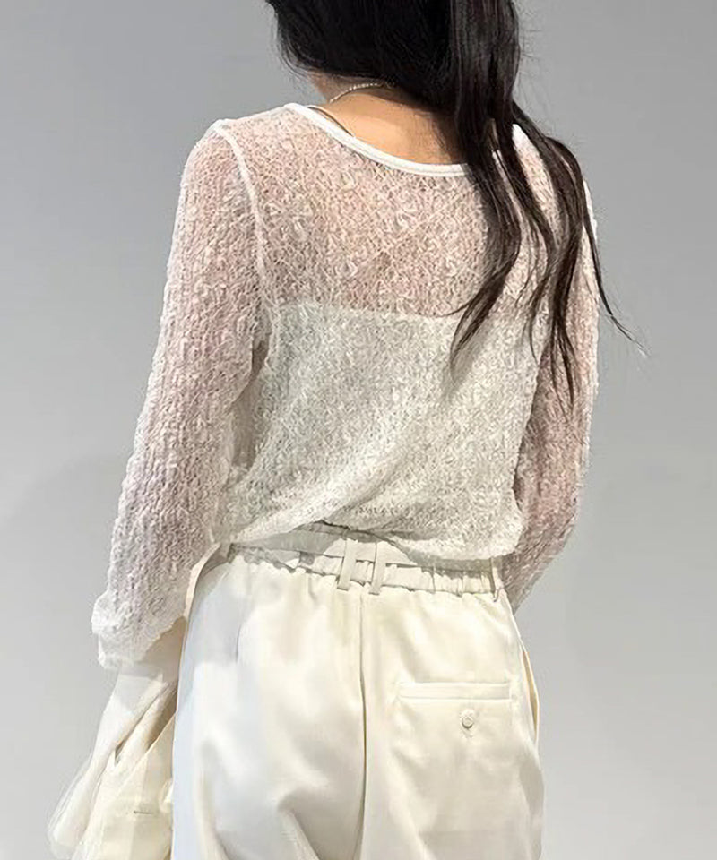 【Mewl / ミュール】レースボートネックTOPS