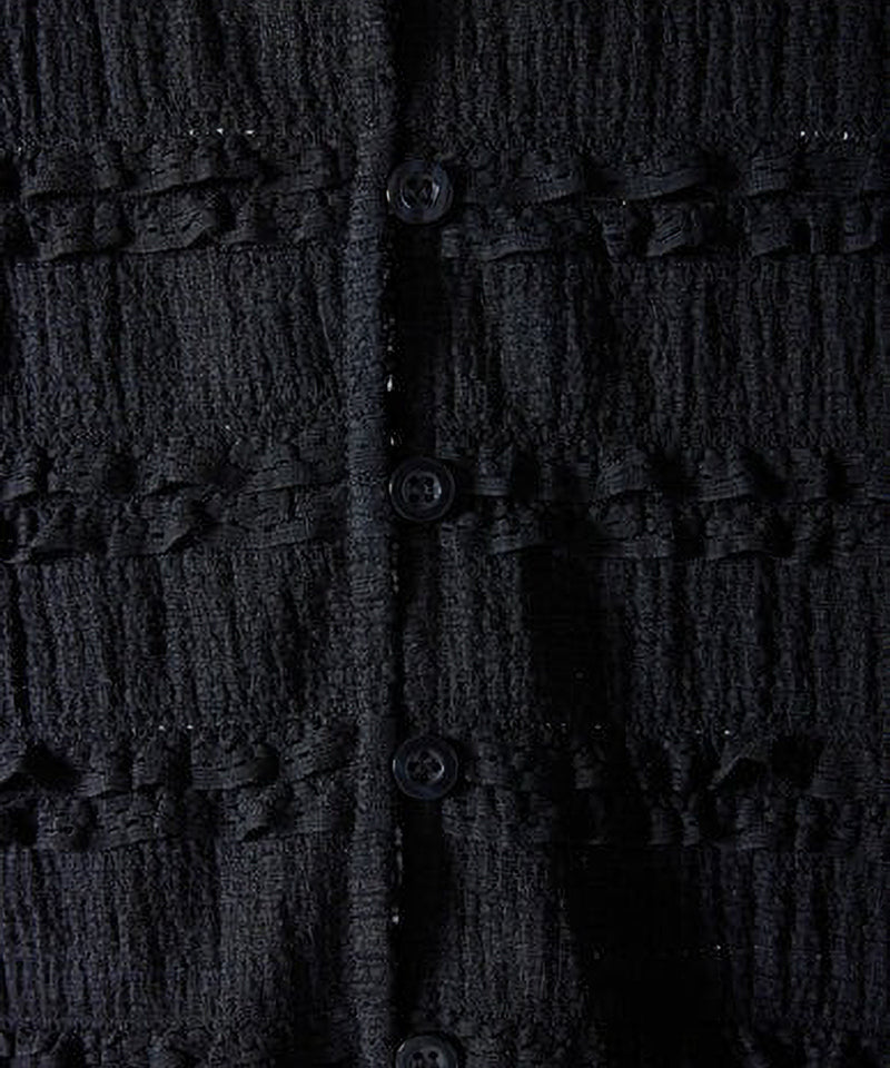 【Mewl/ミュール】ミニフリル2WAYカーデ