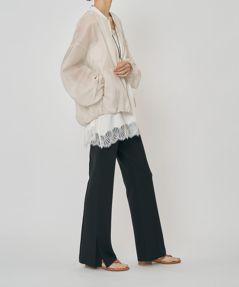 【CHIGNON / シニヨン】シアーチンツブルゾン