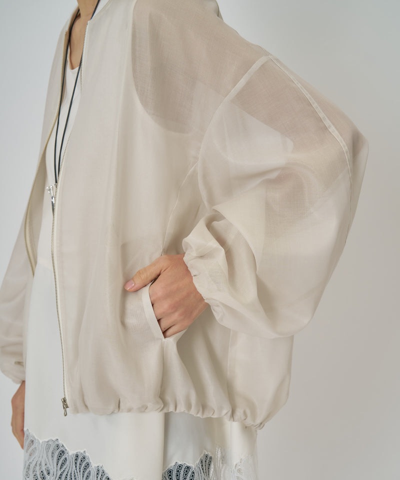 【CHIGNON / シニヨン】シアーチンツブルゾン