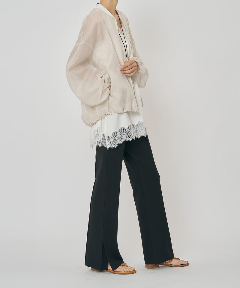 【CHIGNON/シニヨン】ヘムレースサテンタンク