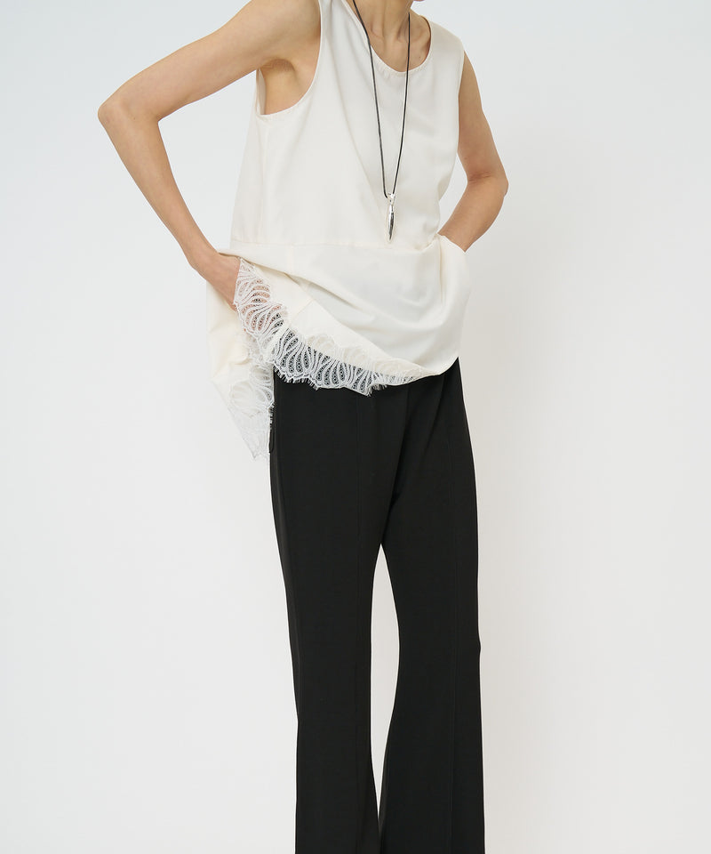 【CHIGNON/シニヨン】ヘムレースサテンタンク