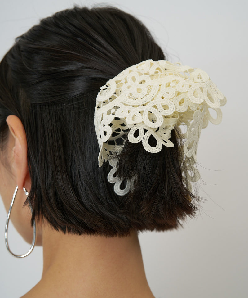 【CHIGNON/シニヨン】スカラップレースシュシュ