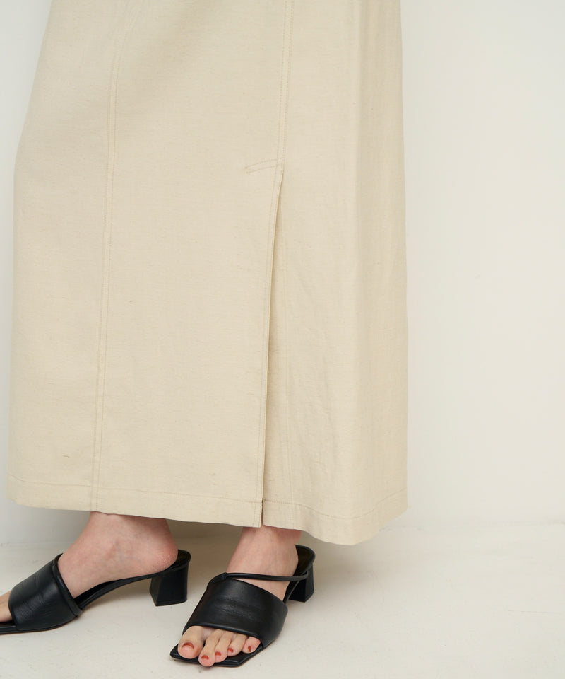【CHIGNON / シニヨン】麻ミックススリットスカート