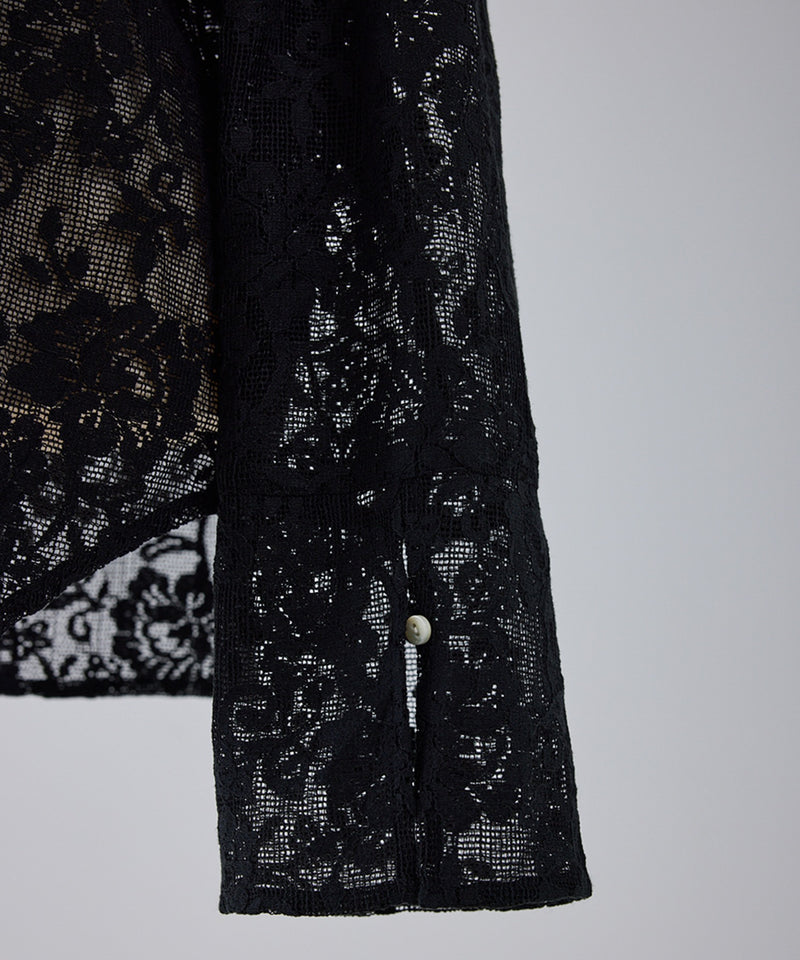 【YENN / イエン】PORTABLE LACE HOODIE ポータブルレースフーディー