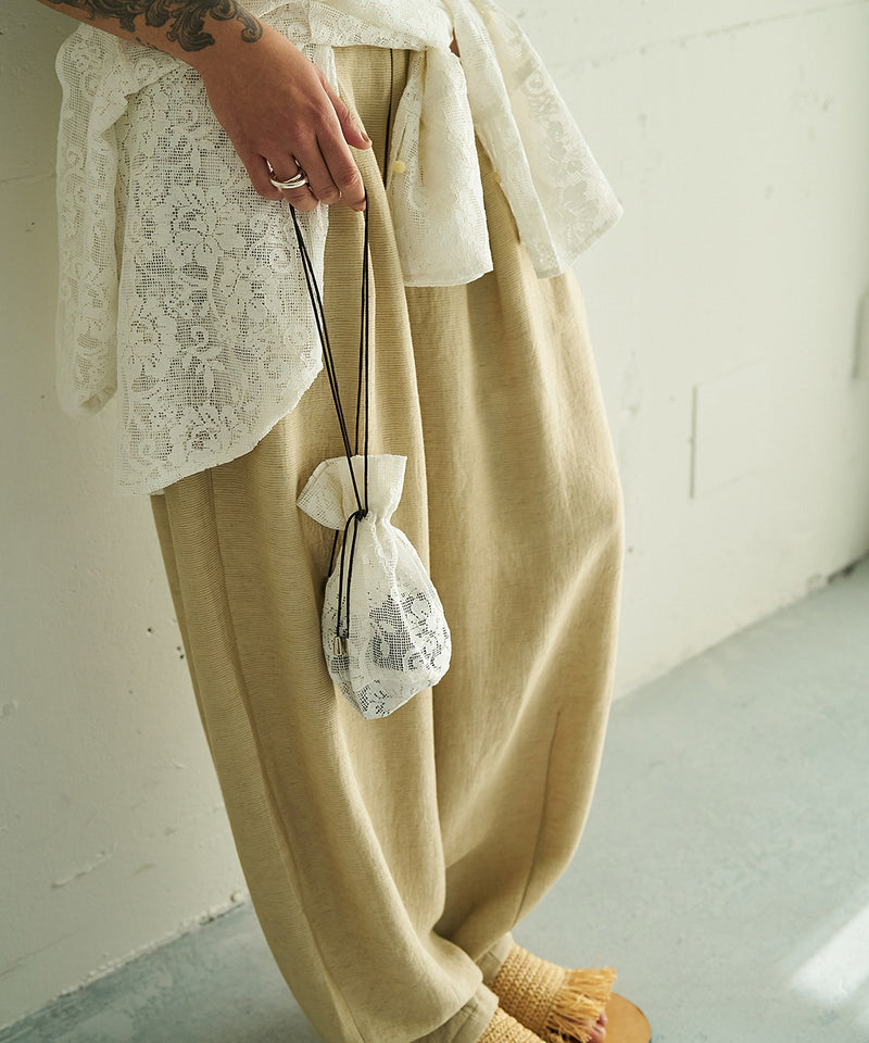 【YENN / イエン】VOLUME CURVE PANTS ボリュームカーブパンツ