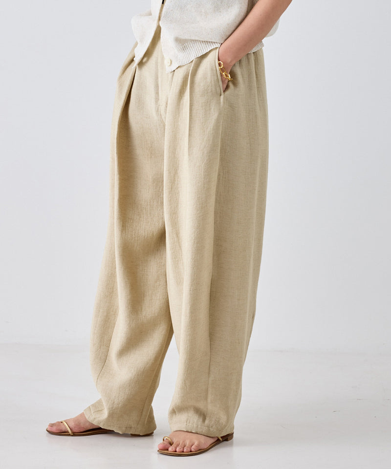 【YENN / イエン】VOLUME CURVE PANTS ボリュームカーブパンツ