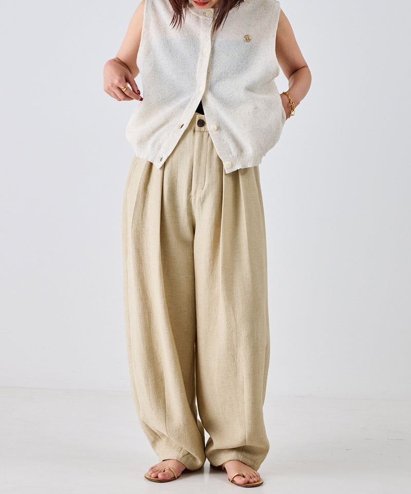 【YENN / イエン】VOLUME CURVE PANTS ボリュームカーブパンツ