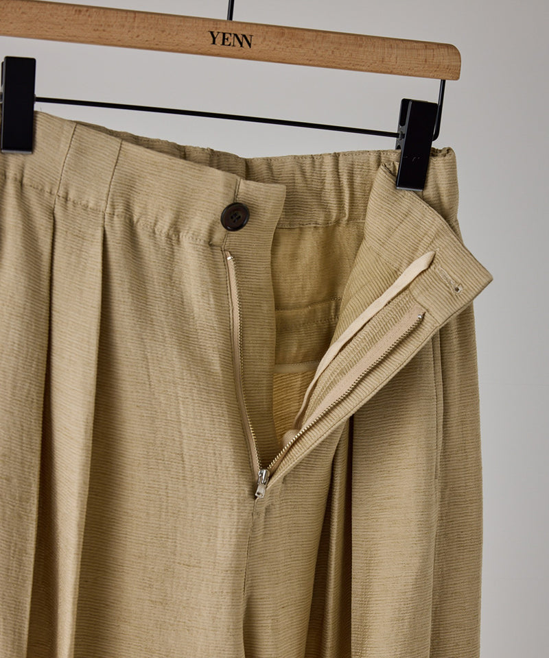 【YENN / イエン】VOLUME CURVE PANTS ボリュームカーブパンツ