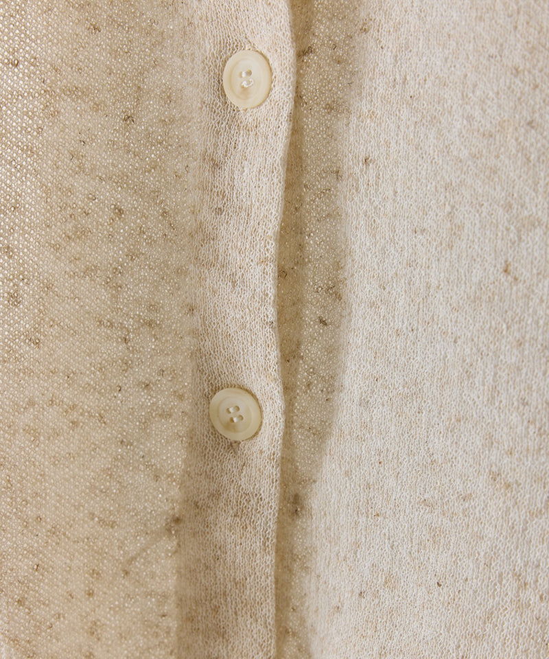【YENN / イエン】LINEN SHEER VEST リネンシアーベスト