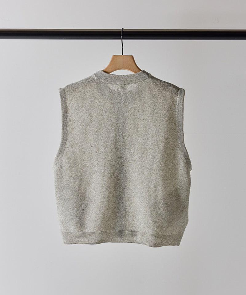 【YENN / イエン】LINEN SHEER VEST リネンシアーベスト
