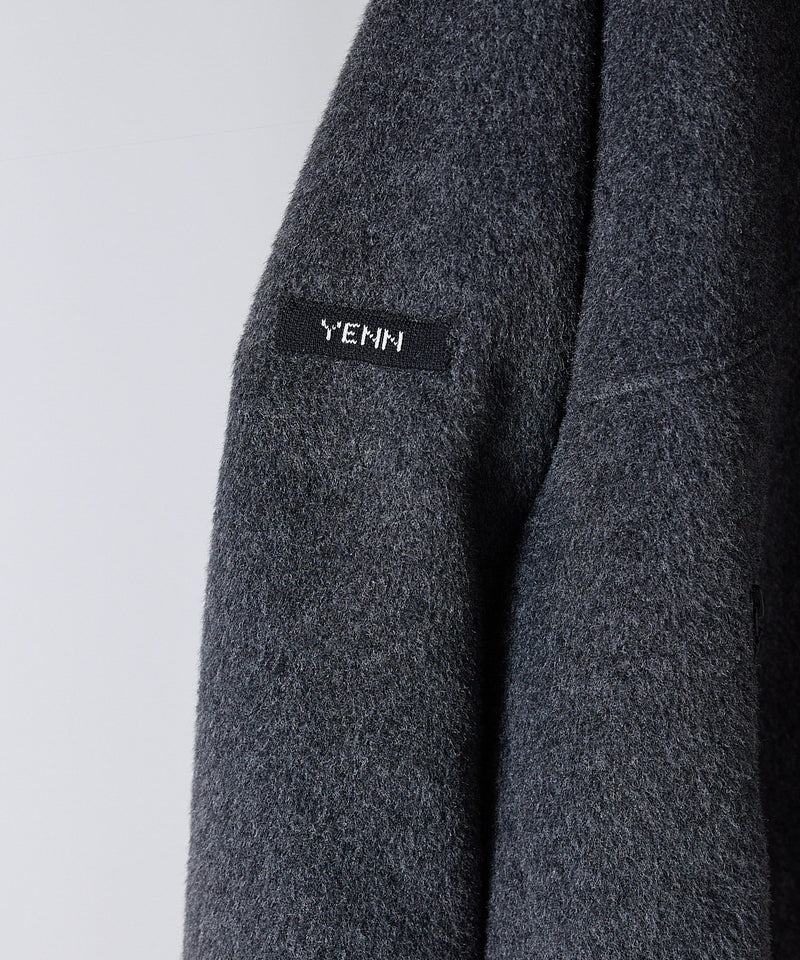 【YENN / イエン】SHAGGY HALF ZIP JK / シャギーハーフジップジャケット