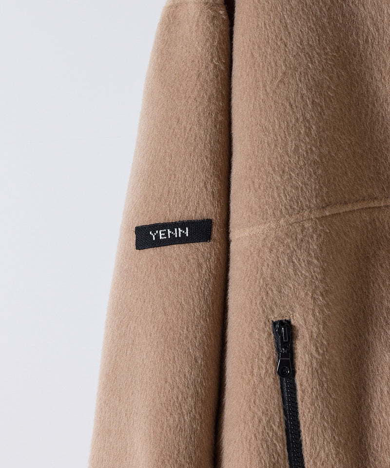 【YENN / イエン】SHAGGY HALF ZIP JK / シャギーハーフジップジャケット