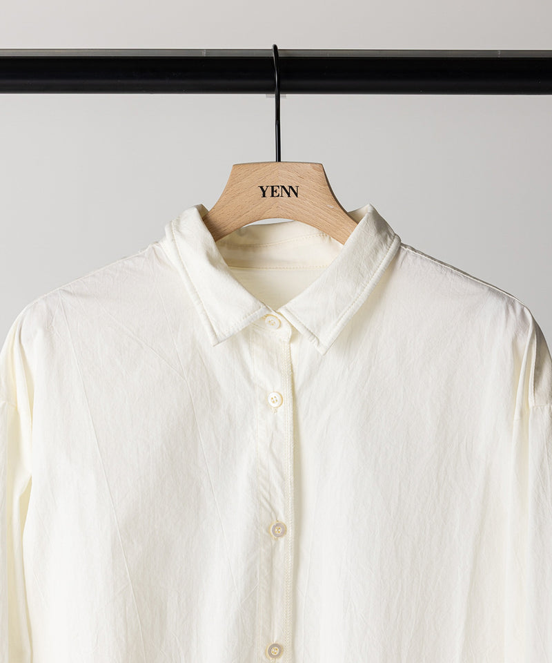 【YENN / イエン】WIRED OVER SHIRT / ワイヤードオーバーシャツ