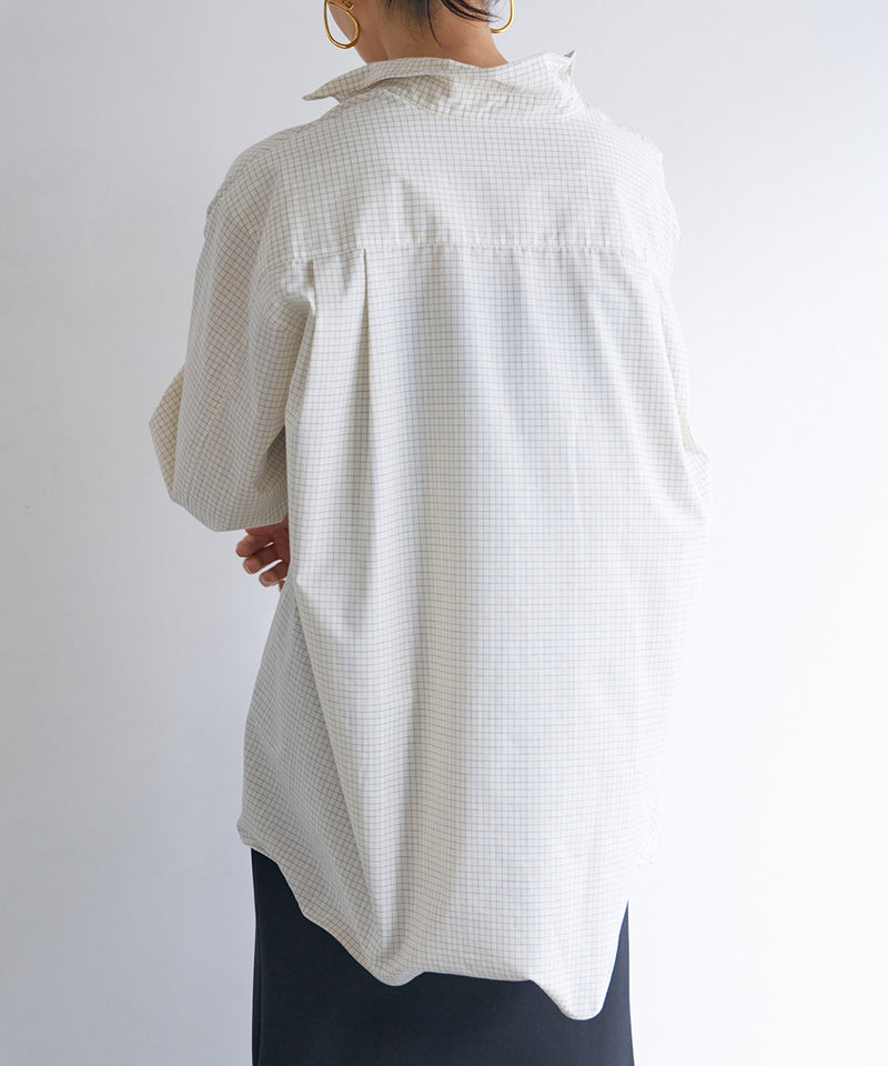 【YENN / イエン】WIRED OVER SHIRT / ワイヤードオーバーシャツ