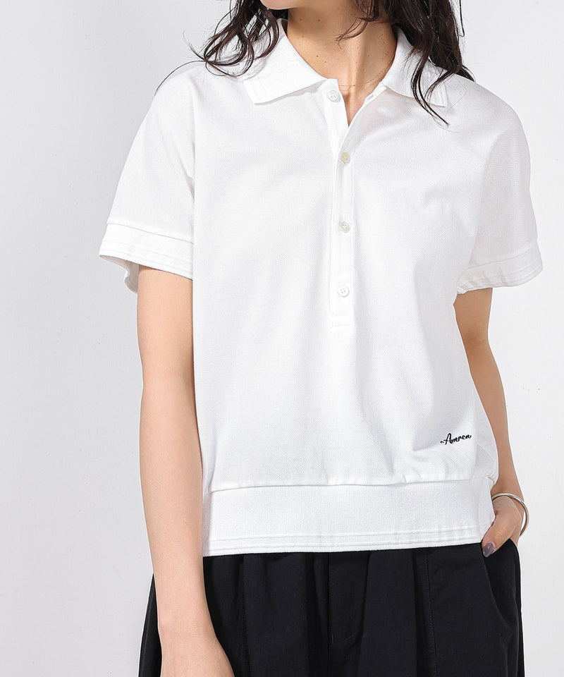 【AMERICANA】ギザンディーカノコ POLO 裾リブ
