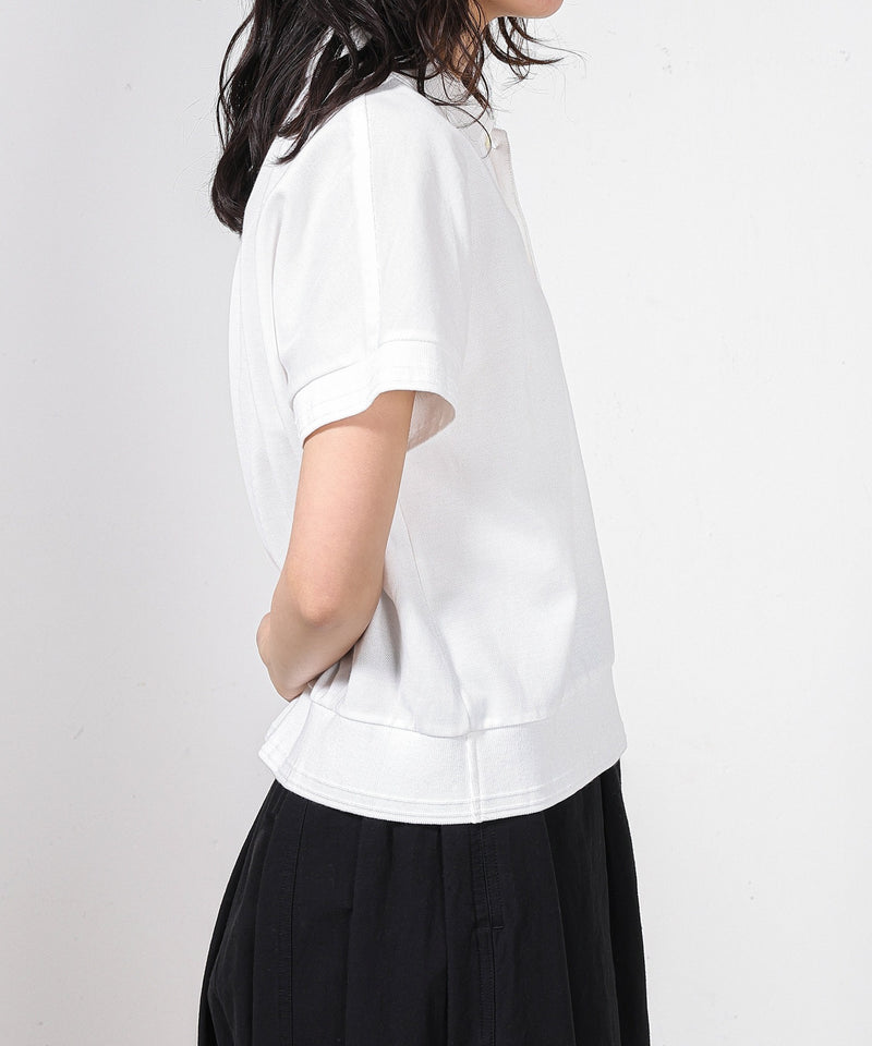 【AMERICANA】ギザンディーカノコ POLO 裾リブ