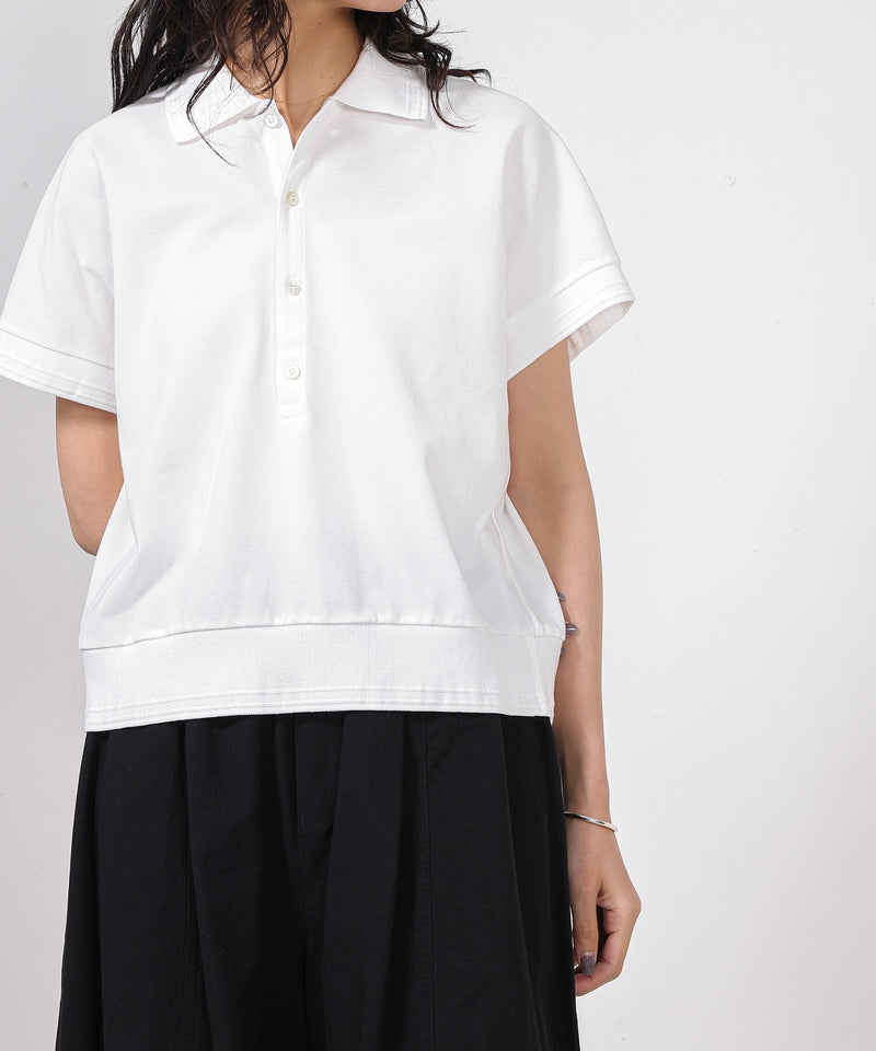 【AMERICANA】ギザンディーカノコ POLO 裾リブ