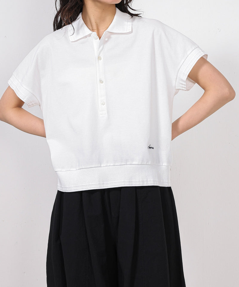 【AMERICANA】ギザンディーカノコ POLO 裾リブ