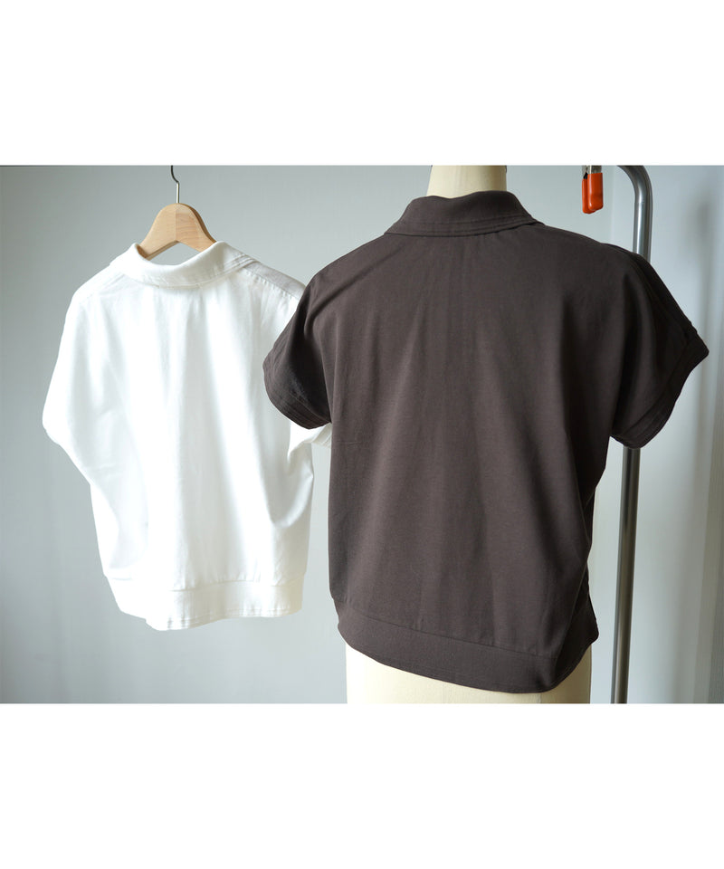【AMERICANA】ギザンディーカノコ POLO 裾リブ